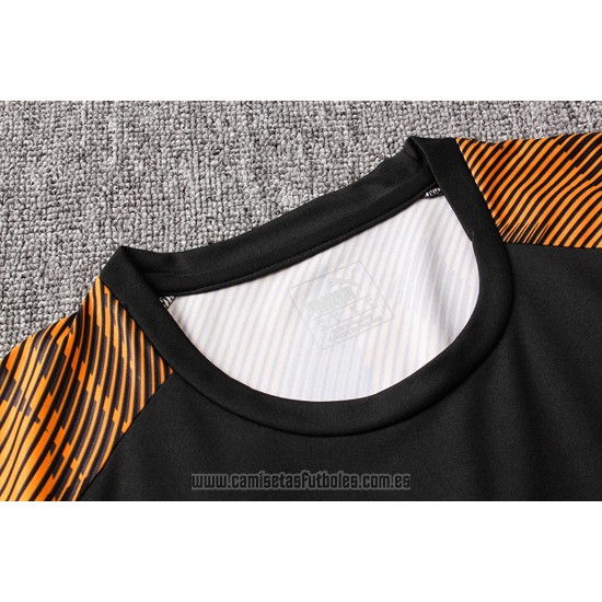 Chandal del Olympique Marsella Manga Corta 2019-2020 Negro